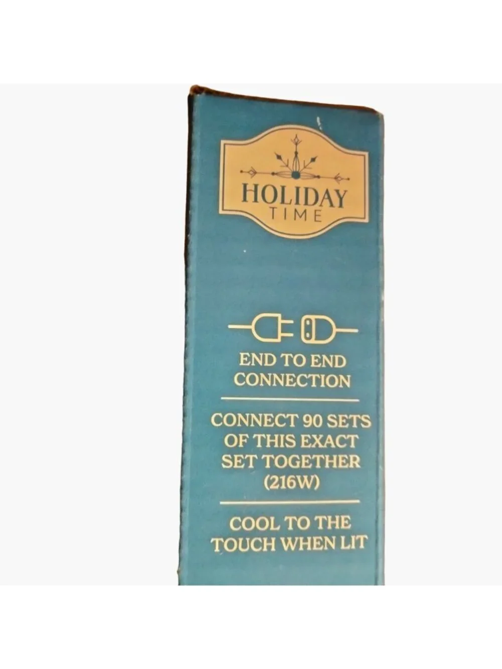 Holiday Time Multicolor Lights indoor Outdoor 50 ct Wedding Patio Green cord LED